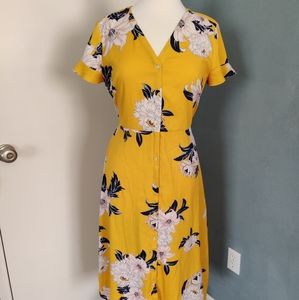 Yellow summer dress